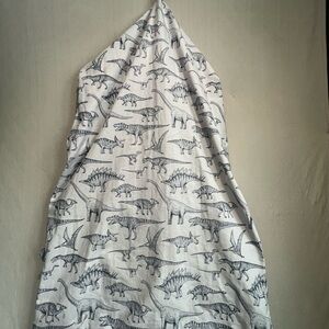 HUDDLE Supply Company Dinosaur bean bag chair cover stuffed animal storage